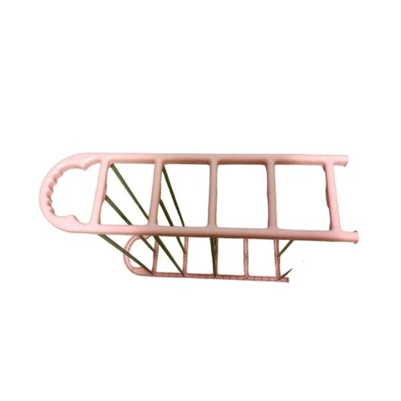 Plastic Shoe Rack Organizer 4 Tier Shelf Holder Adjustable Closet Space Saving - Picture 5 of 7